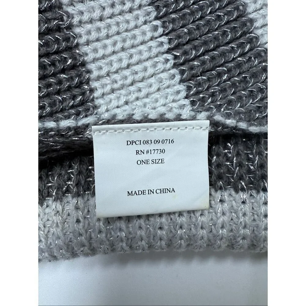 Set of 2 Skarves Adult/ Kids Stripped Gray